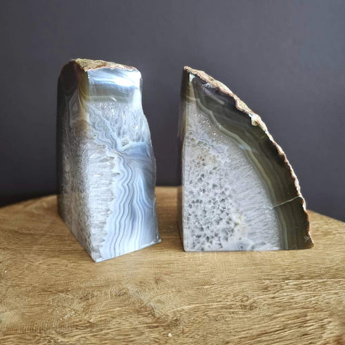 Agate Bookends 1.8kgs