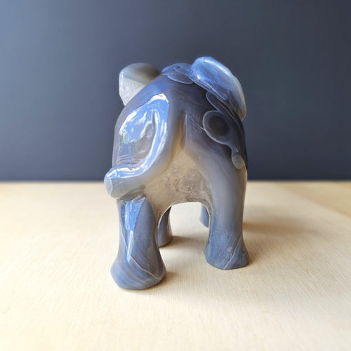 Agate Elephant Carving | 643gm