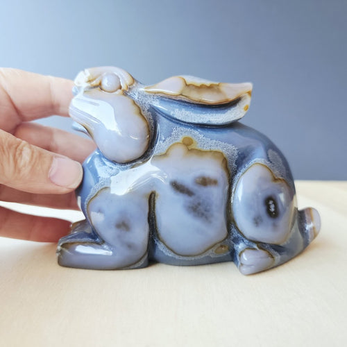 Agate Rabbit Carving | 990gms
