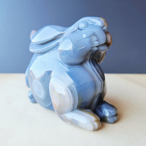 Agate Rabbit Carving | 990gms