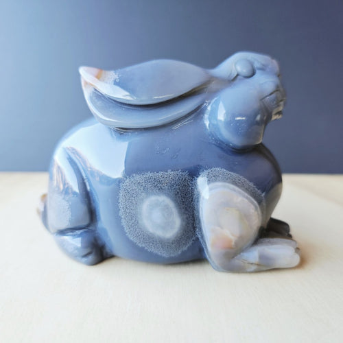 Agate Rabbit Carving | 990gms