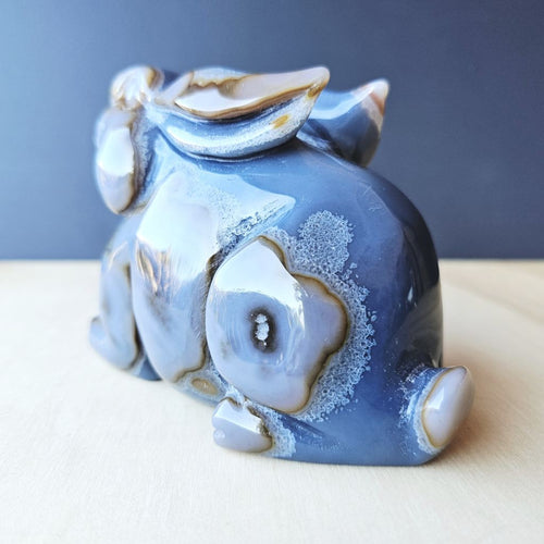 Agate Rabbit Carving | 990gms