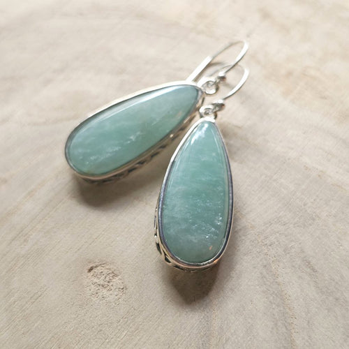 Amazonite Earrings | Serene Energy