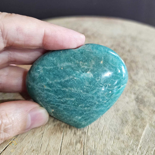 Amazonite | Heart 123gms