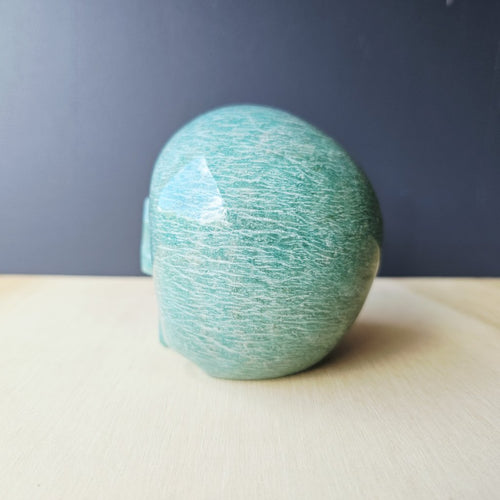 Amazonite Skull | Calm Current Guardian