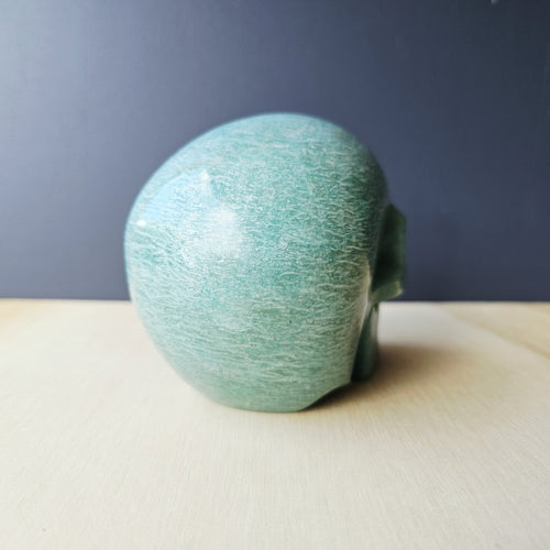 Amazonite Skull | Calm Current Guardian