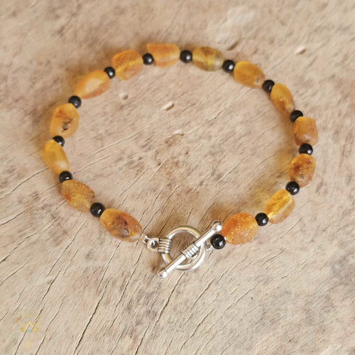 Amber Bracelet | Natural Unpolished Bead