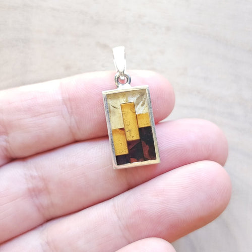 Amber Pendant | Golden Trinity