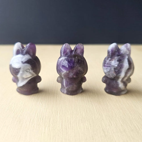 Amethyst Crystal Labubu | MystiBoo