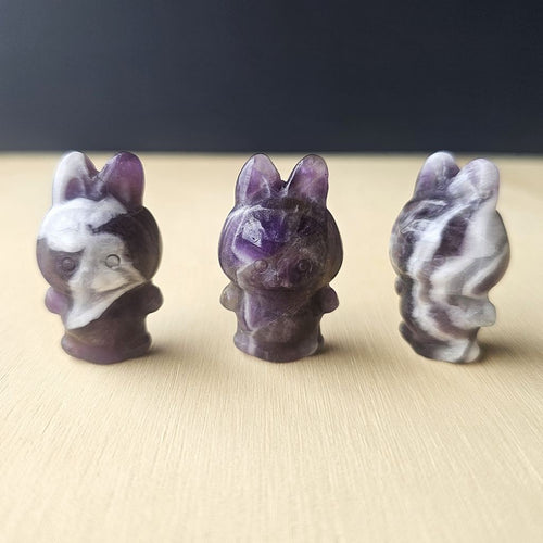 Amethyst Crystal Labubu | MystiBoo