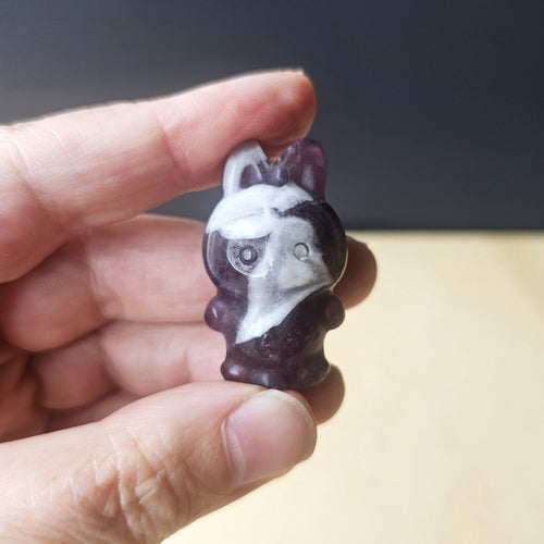 Amethyst Crystal Labubu | MystiBoo