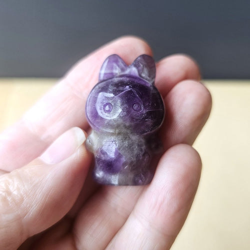 Amethyst Crystal Labubu | MystiBoo