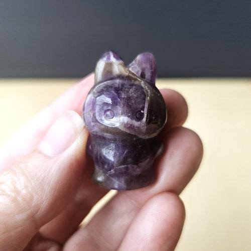 Amethyst Crystal Labubu | MystiBoo