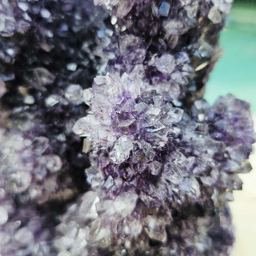 Amethyst Geode With Amethyst Flowers | Brazil