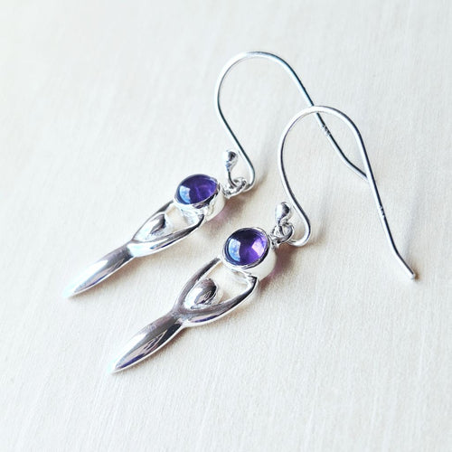 Amethyst Goddess Earrings | The Violet Goddess