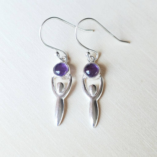 Amethyst Goddess Earrings | The Violet Goddess