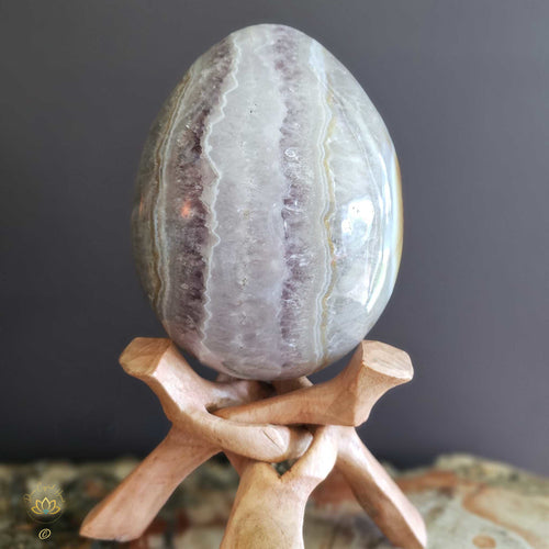 Amethyst In Agate | Egg 4kgs