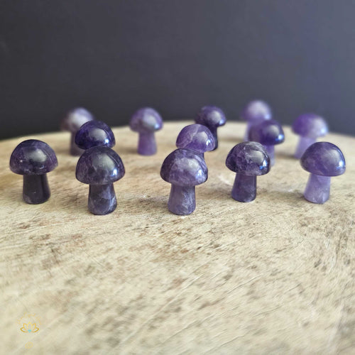 Amethyst Mini Mushrooms