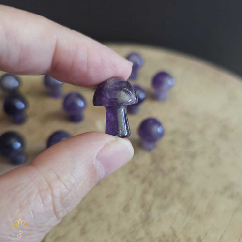 Amethyst Mini Mushrooms