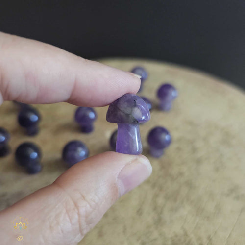 Amethyst Mini Mushrooms