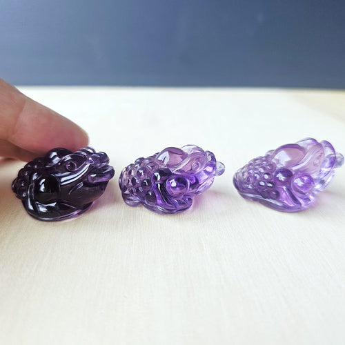 Amethyst Money Toads - A Grade | Violet Prosperity Guardians