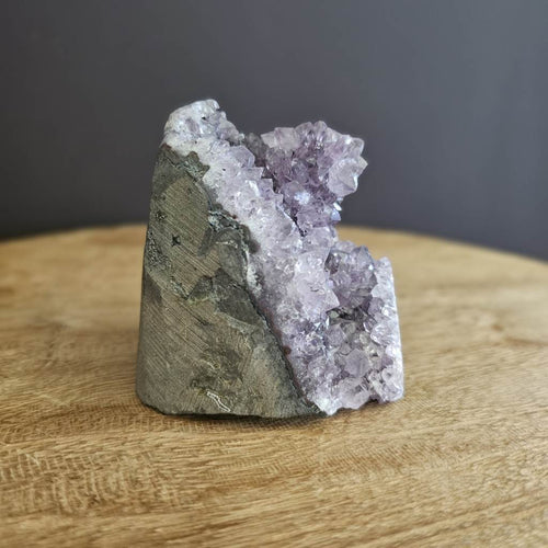 Amethyst Stalactite Flower| Cut Base Geode 569gms