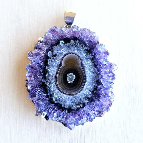Amethyst Stalactite Pendant | Depth, Power And A Little Bit Of Magic