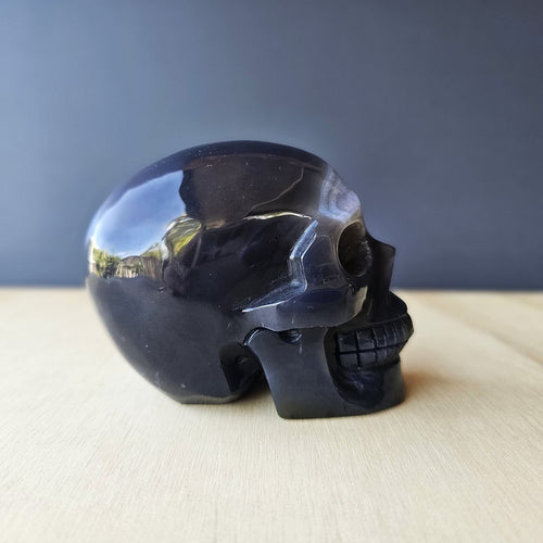 Amethyst & Agate Skull | Guardian Of The Amethyst Veil