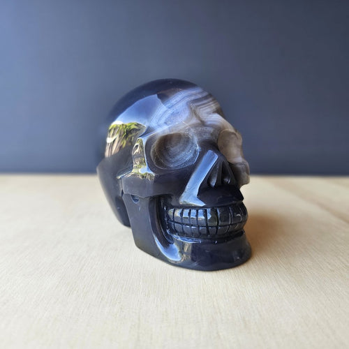 Amethyst & Agate Skull | Guardian Of The Amethyst Veil