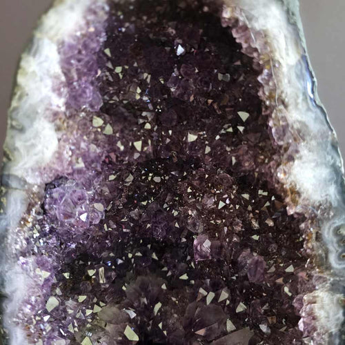 A Grade Amethyst & Lepidocrocite Cave | Frequency of the Violet Flame