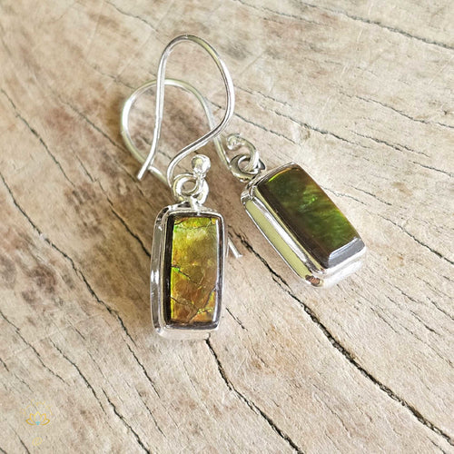 Ammolite Earrings | Cosmic Dance