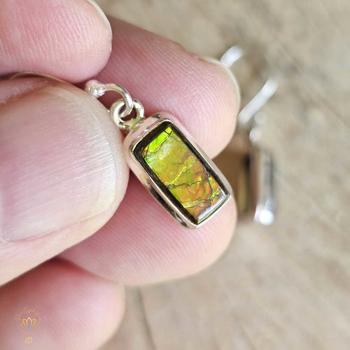 Ammolite Earrings | Cosmic Dance