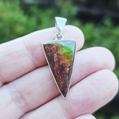 Ammolite Pendant | Ancient Wisdom