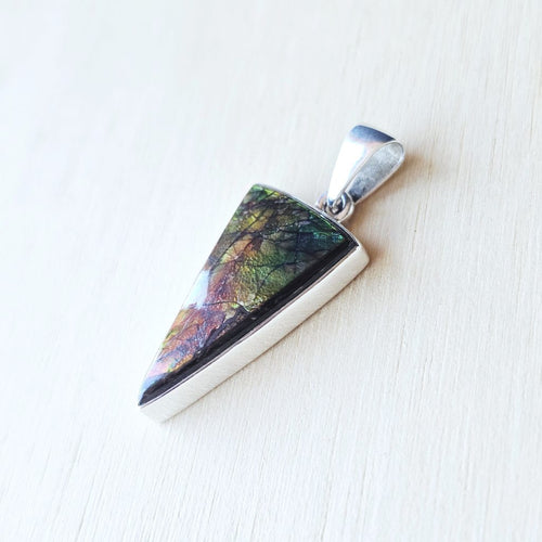 Ammolite Pendant | Ancient Wisdom