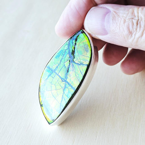 Ammolite Pendant | The Ancient Spectrum