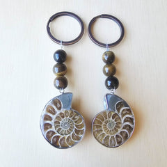 Ammonite Keyring Twin Set | Two Halves, One Story
