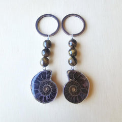 Ammonite Keyring Twin Set | Two Halves, One Story