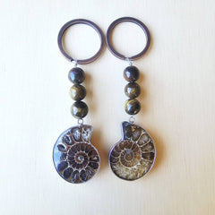 Ammonite Keyring Twin Set | Two Halves, One Story