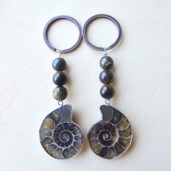 Ammonite Keyring Twin Set | Two Halves, One Story