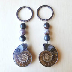 Ammonite Keyring Twin Set | Two Halves, One Story