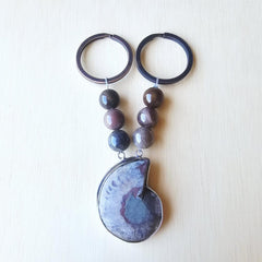 Ammonite Keyring Twin Set | Two Halves, One Story