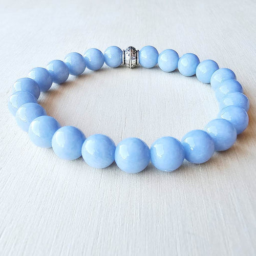 Angelite Bracelet | Celestial Whisper
