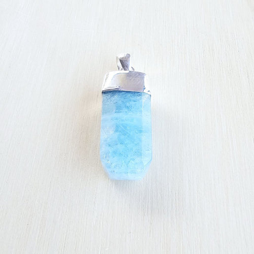 Aquamarine Pendant | Aqua Radiance