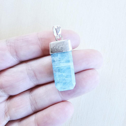 Aquamarine Pendant | Aqua Radiance