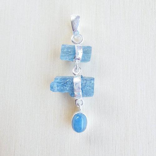 Aquamarine Pendant | Celestial Trinity