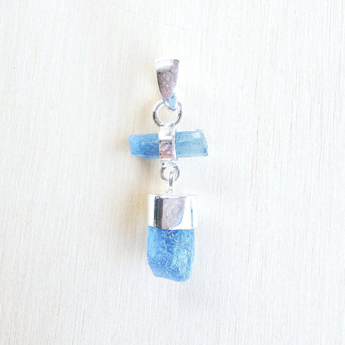 Aquamarine Pendant | Eternal Wave