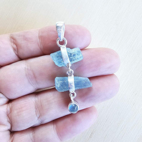 Aquamarine Pendant | Trident Of Calm