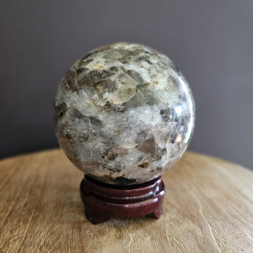 Aquamarine, Smoky Quartz (Lepidolite Mix) | Sphere 2.2kgs