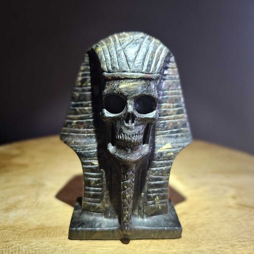 Astrophyllite Pharaoh Skull | Golden Guardian Ra