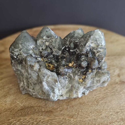 Australian Smoky Quartz | Cathedral Cluster 1.081kgs